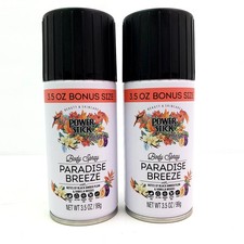 new 2 Power Stick Womens Paradise Breeze Body Spray Deodorant 3.5oz c/u