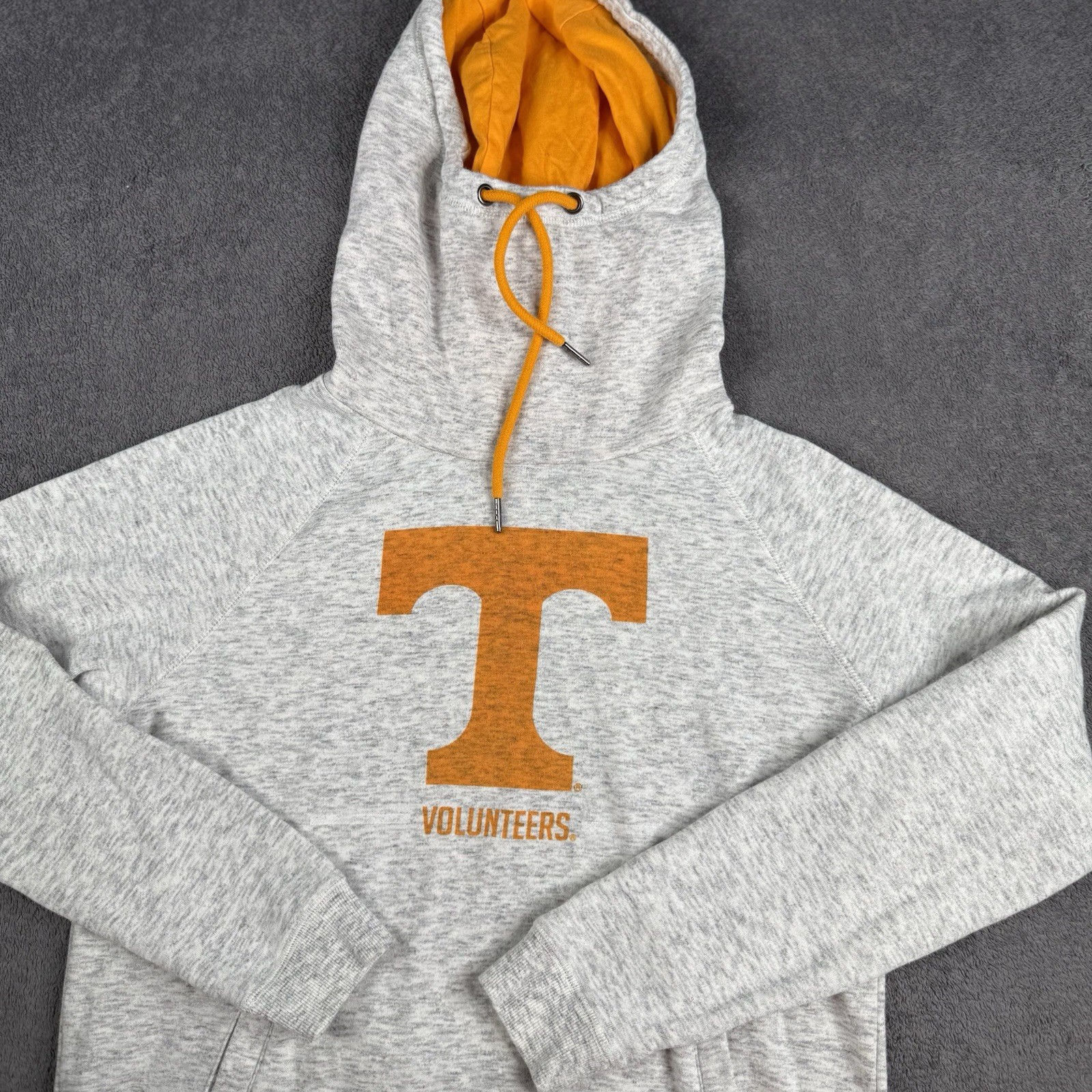 Tennessee Volunteers Hooded Sweatshirt Sz M Gray UTK Vols Womens Hoodie Med Gray