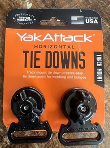New YakAttack Kayak Horizontal Tie Downs Track Mount AAP-1027