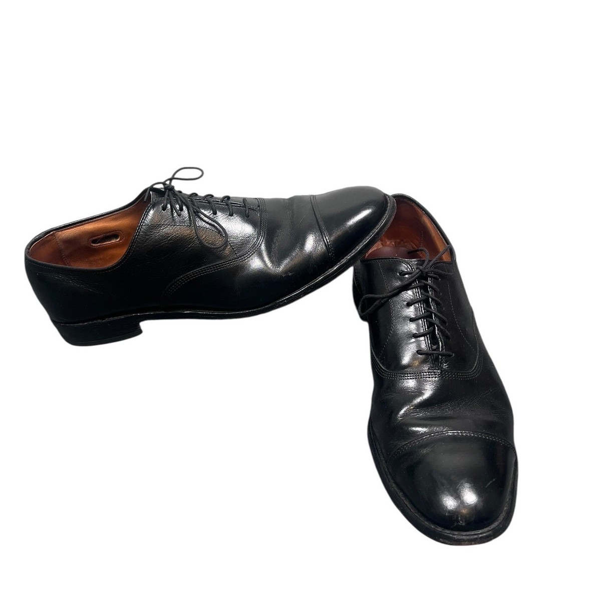 Allen Edmonds Park Avenue Oxford Leather Cap Toe Dress Shoes Mens 10.5 D Black Allen Edmonds Park Avenue Cap-toe Lace-up Oxford Dress Shoe  main image 3
