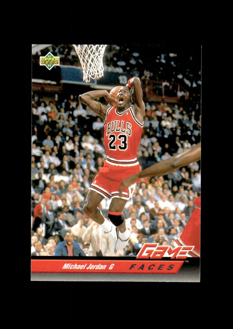 1992-93 UD Game Faces: #488 Michael Jordan NM-MT OR BETTER