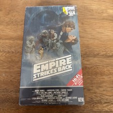 Star Wars: The Empire Strikes Back (VHS, 1980) Red Label Hi-Fi Sealed Pre Own
