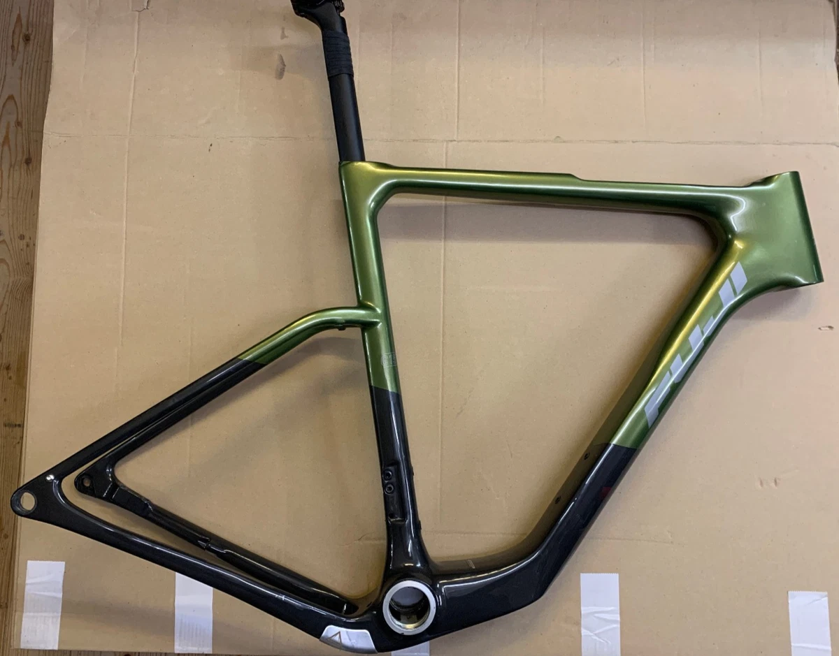 Fuji Jari Carbon 1.3 Rahmen, Bikepacking, Gravel, Größe "M", Grün, neu