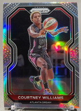 2021 Panini Prizm WNBA Courtney Williams Silver Prizm #6 Atlanta Dream