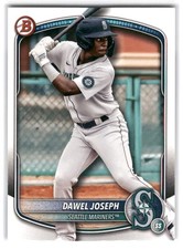 Dawel Joseph 2025 Bowman Baseball #BP-8 Seattle Mariners Prospects