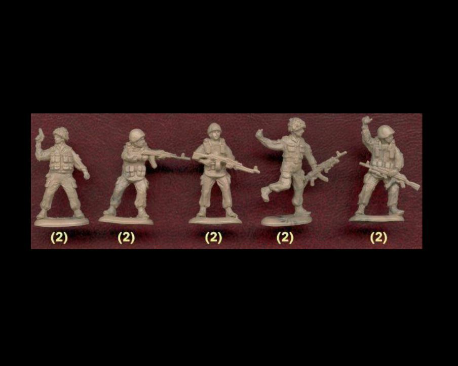 2 Grappes De Figurines Militaires Russes Au 1/72 - Orion 72003, Forces Fédérales
