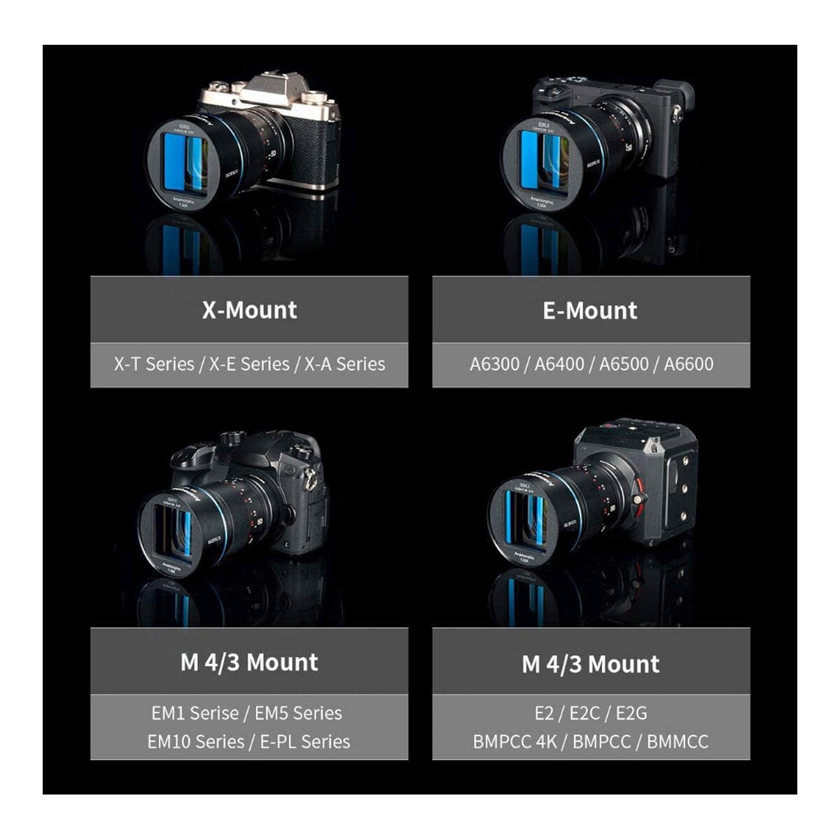 Sirui 35mm f1.8 Anamorphic Lens (MFT-mount) for sale online