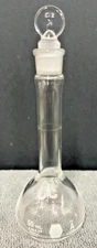 Kimble Kimax 92812 50mL Class A Volumetric Flask with Stopper