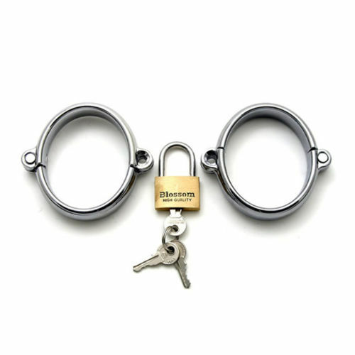 Bondage Beinspreizer Stange Fessel Set Oval Hand Fußfesseln Halskragen Set - Bild 35 von 42
