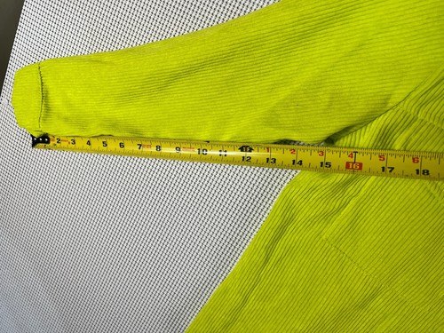 NWT Colorful Planet Teen Button Up Cord Shacket Bright Green/Yellow M 10/12 - Picture 7 of 9