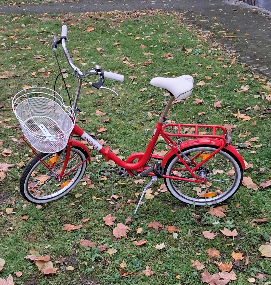 20 Zoll Klappfahrrad feuerwehrrot Berlin Selbstabholung