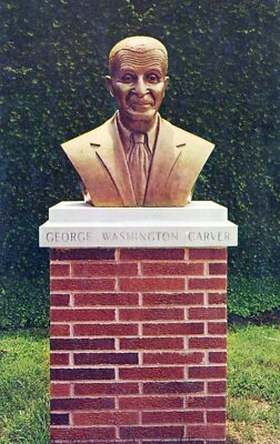 Bust Of George Washington Diamond Missouri Vintage Chrome Post Card