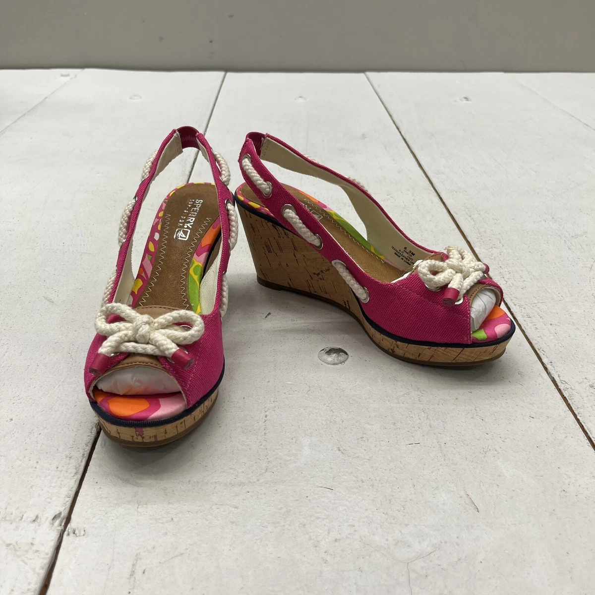 Sandales Compensées En Liège Sperry Top-Sider Southport - Taille 8.5 US, Occasion