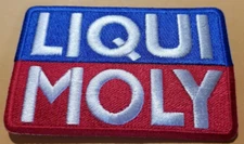 Embroidered LIQUI MOLY Motor Oil Additive Patch approx 2.5x3.75"