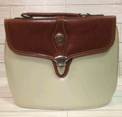 Vintage Romano Italy Vintage Bag Purse Tan | eBay
