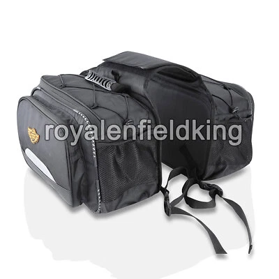 50LTR Selle Sac Adapté Pour Royal Enfield Himalaya,Gt & Interceptor 650,Classic - Photo 1/4
