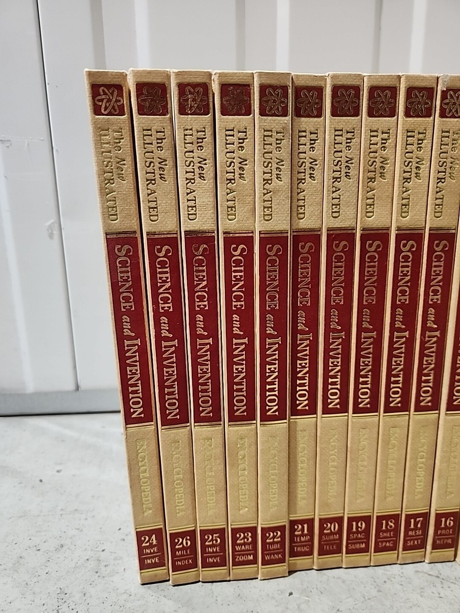 26x Science & Invention Encyclopedia Set Illustrated 1987 Hardback