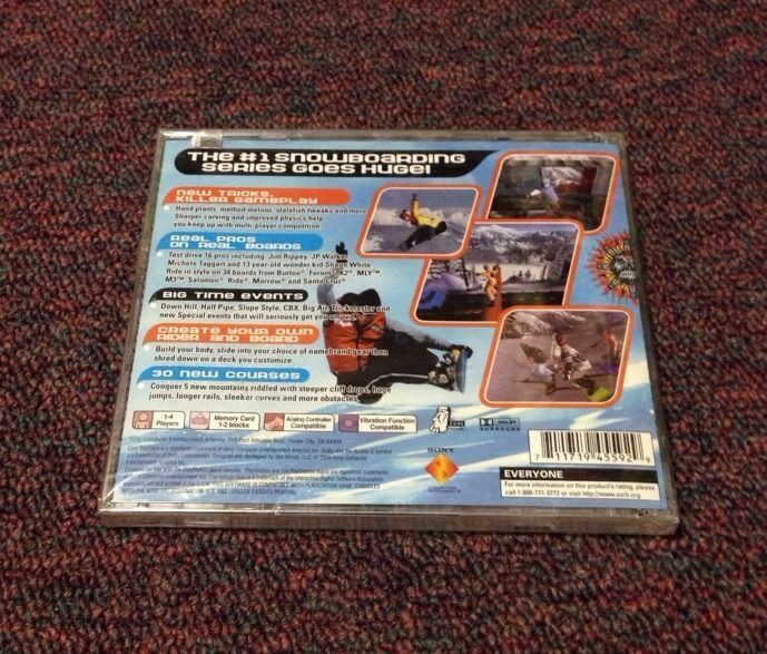 Cool Boarders 4 (Promo Presse) - Sony PlayStation 1 - Jeu Complet PAL Anglais - Bon état