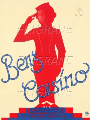BENZ CASINO Roxx - POSTER HQ 50x70cm eines VINTAGE POSTERS