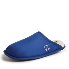 Dearfoams Unisex Celebrates Pride Scuff with Inclusive Sizing Slipper, Blue,