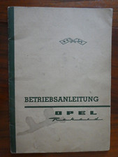 OPEL   Handbuch  1961  OPEL REKORD  Betriebsanleitung Bedienungsanleitung