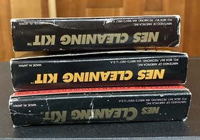 3x Nintendo NES - Cleaning Kit CIB