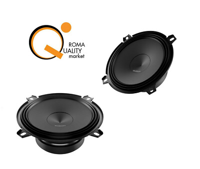 Option BASE-130 Altoparlanti Auto A 2 Vie 13 Cm, 55 Watt RMS, 3 Ohm, 86 DB, Tweeter In Seta, 1 Paio