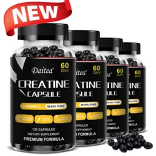 Creatine Capsules Monohydrate | 3,500 mg | 120 Capsuless | HCL