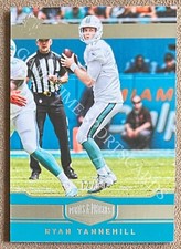 Ryan Tannehill 2016 Panini Plates & Patches #55 /99 Numbered Dolphins Football