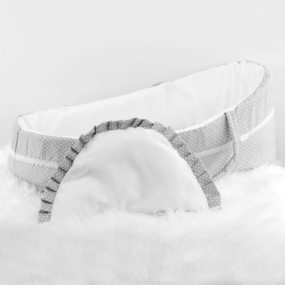 Large Carry Cot for Reborn Dolls Baby Doll Bed Cot Carrier with Pillow BiBi Doll - Image 4 of 4