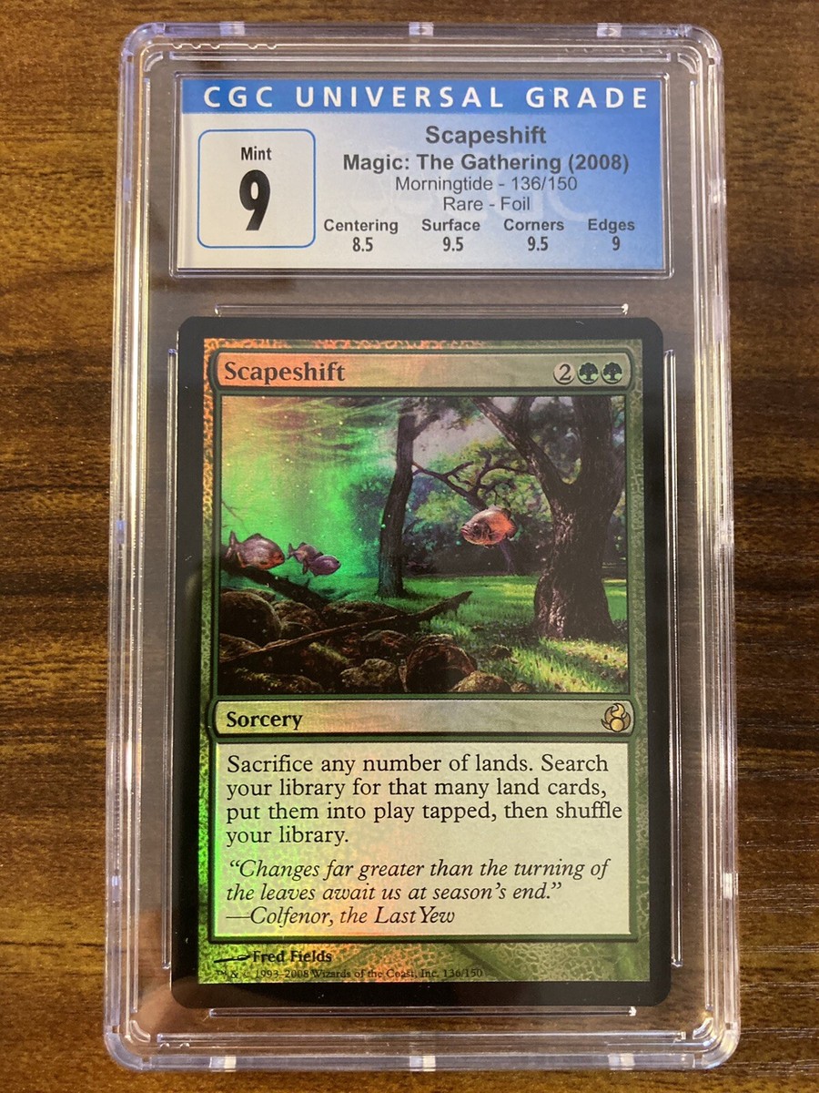 MTG✨SCAPESHIFT FOIL✨ Morningtide CGC 9 MINT RARE Sorcery 2008