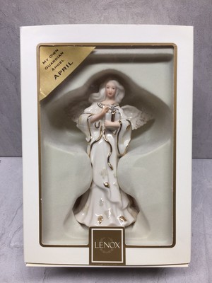Lenox My Own Guardian Angel APRIL Birthstone Birthday Gift ...