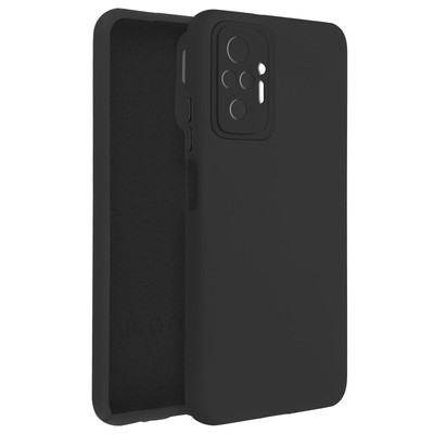 Back cover Xiaomi Redmi Note 10/10s Semi-Rigid Silicone Soft-Touch Finish black