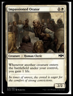 Ravnica Allegiance #12 Impassioned Orator