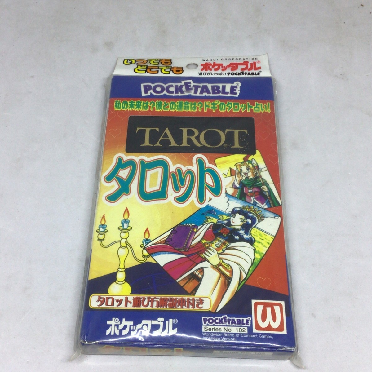 Vintage NOS Anime Wakui Pocketable TAROT Card Game RARE | eBay