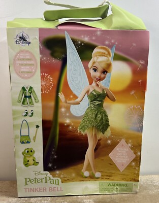 Disney Peter Pan Tinker Bell Story Doll 11” NEW Damaged Open Box