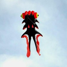 5m Large Soft Fish Kite Outdoor Toy Flying Adult Reel Inflatable Octopus Kite AA