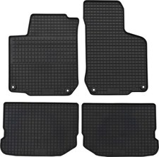 Gummimatte 4-teilig schwarz für VW Bora ab 1998-06/2005 Passform Fußmatten|PETEX