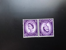 1958 QE II  3d Lilac Tete - Beche Pair Mint 