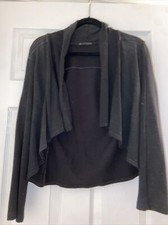 krisa Womens Black Open Front Blazer Size M