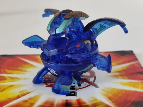 Bakugan Percival Translucent Aquos Blue 550G Figure New Vestroia Free Shipping
