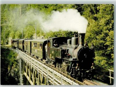 39874745 - Meiringen Ballenberg steam railway HG 3/3 1067 Hausenbach bridge