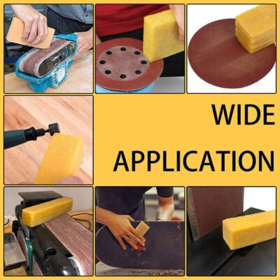 pipe tube polisher sander grinder 4 PC sanding belr cleaning rubber eraser stick
