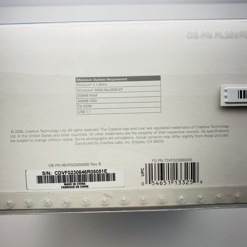 Laptop Webcam CREATIVE LIVE! CAM video IM Pro Camera Open Box - 第 5/5 張圖片