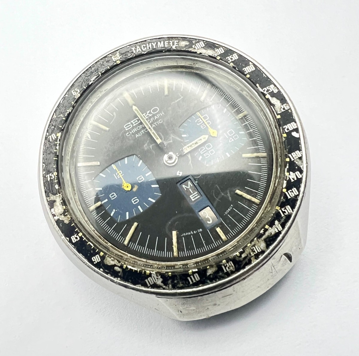 SEIKO 6138-0040 Chronograph Automatic Watch Vintage Mens