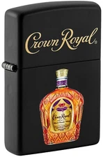 Zippo Crown Royal Bottle Black Matte 49820