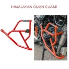 "Crash Engine Guard with Slider, Red" Fit for Royal Enfield Himalayan 411