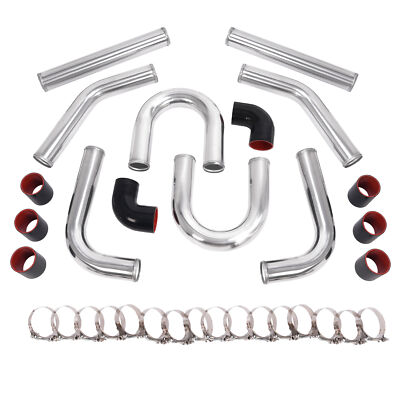 2.5 nch Unversal Alumnum ntercooler Turbo Ppng Kt Hose