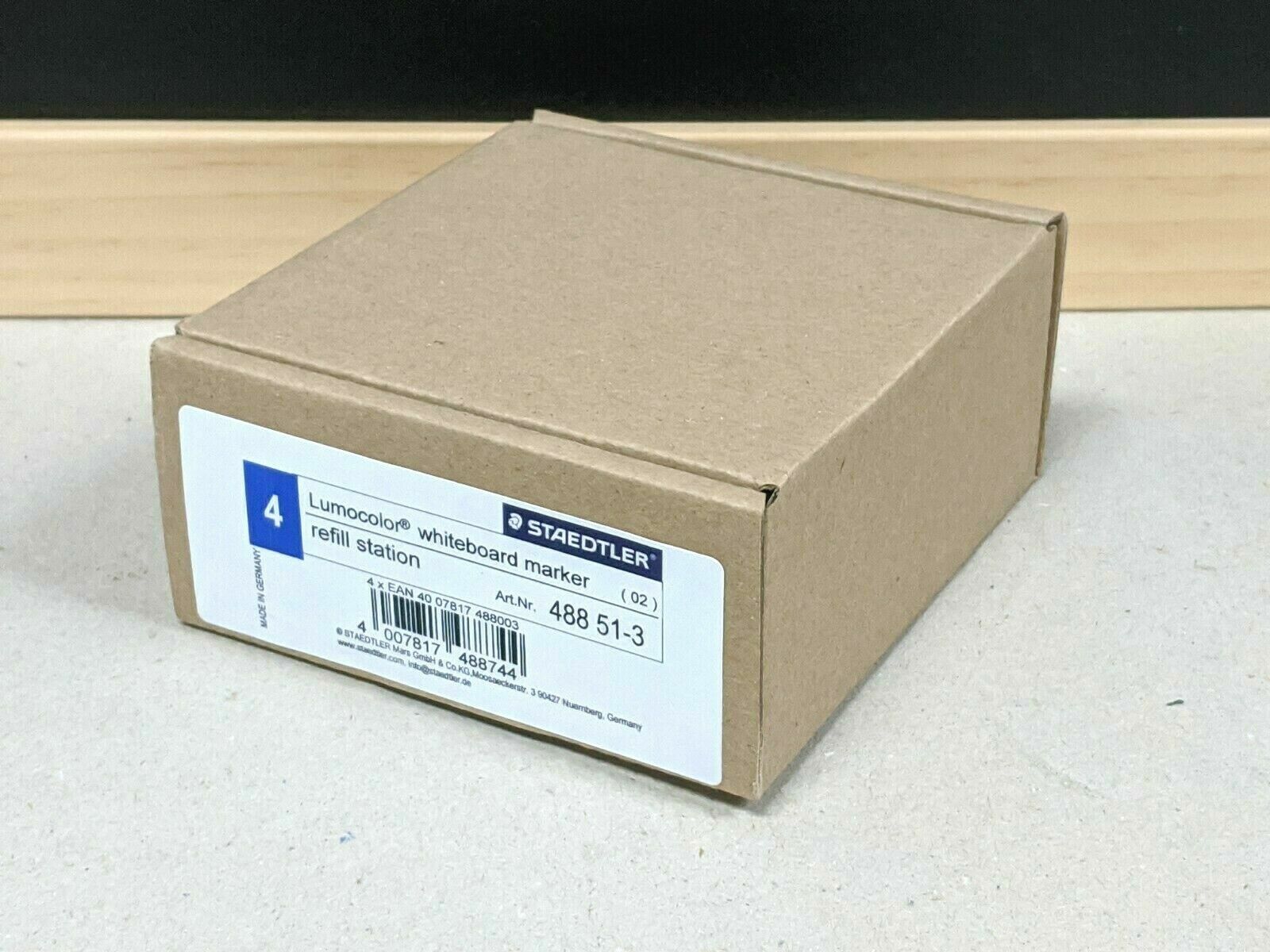 Staedtler Lumocolor Refill Station 488 Black Blue Red for Whiteboard