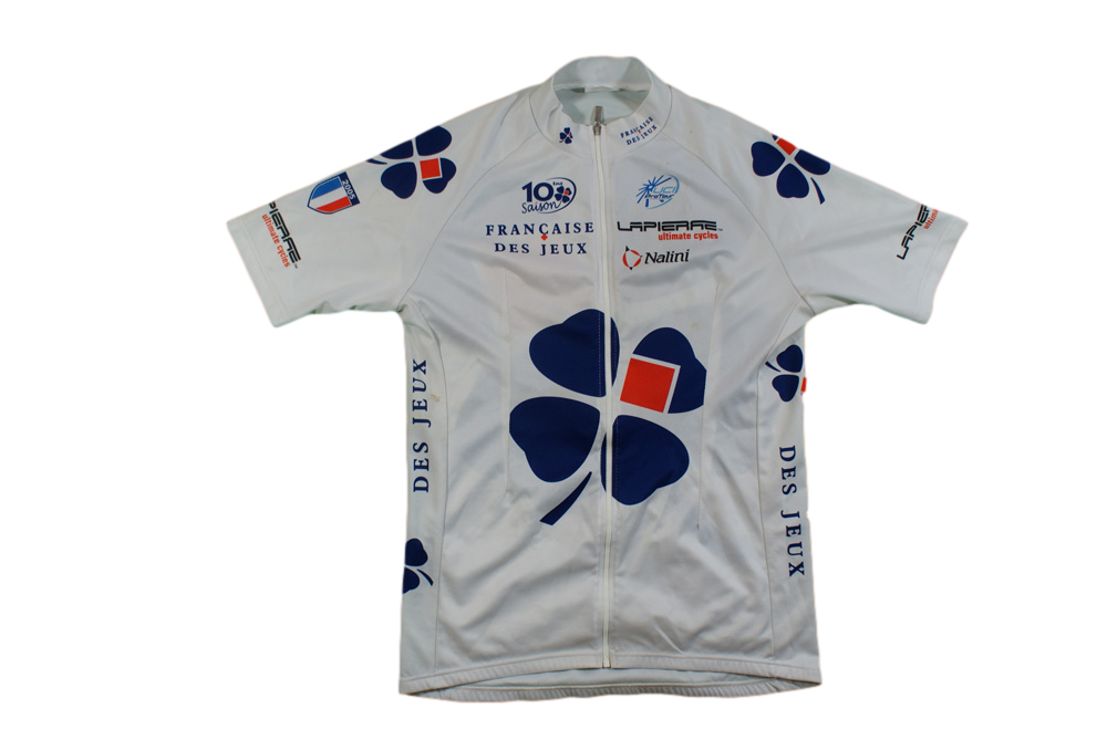 Veste vélo vintage Nalini Française des jeux Lapierre UCI